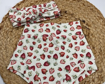 Baby Girls Clothing -  High Waisted Shorts - Girls Summer Clothing - Shorts - Short Set