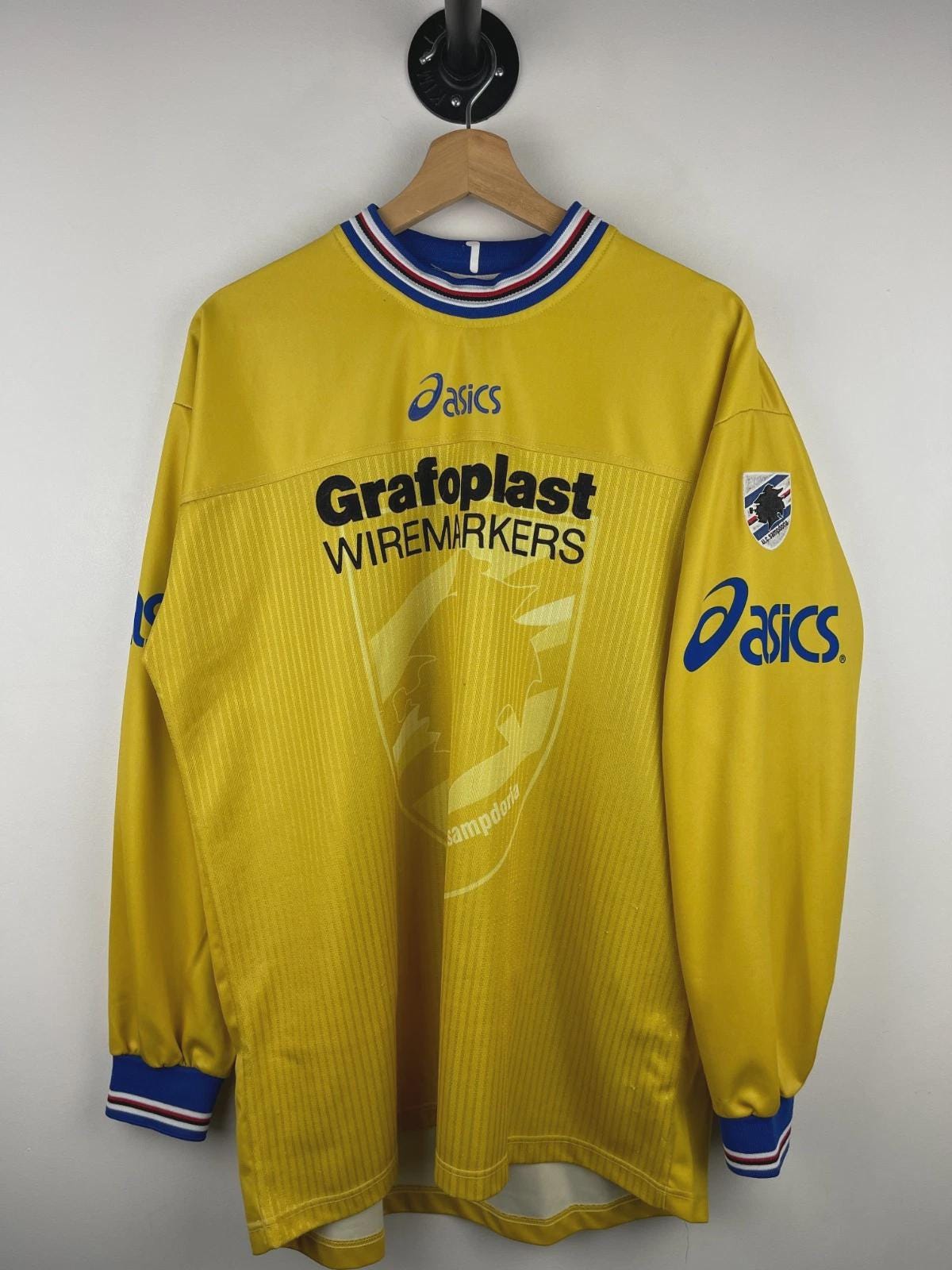Maillot Sampdoria – Match Porté – Signé – Haut Jersey – Occasion