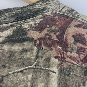 Vintage Mossy Oak Real Tree Camo Pocket Long Sleeve Size L image 5
