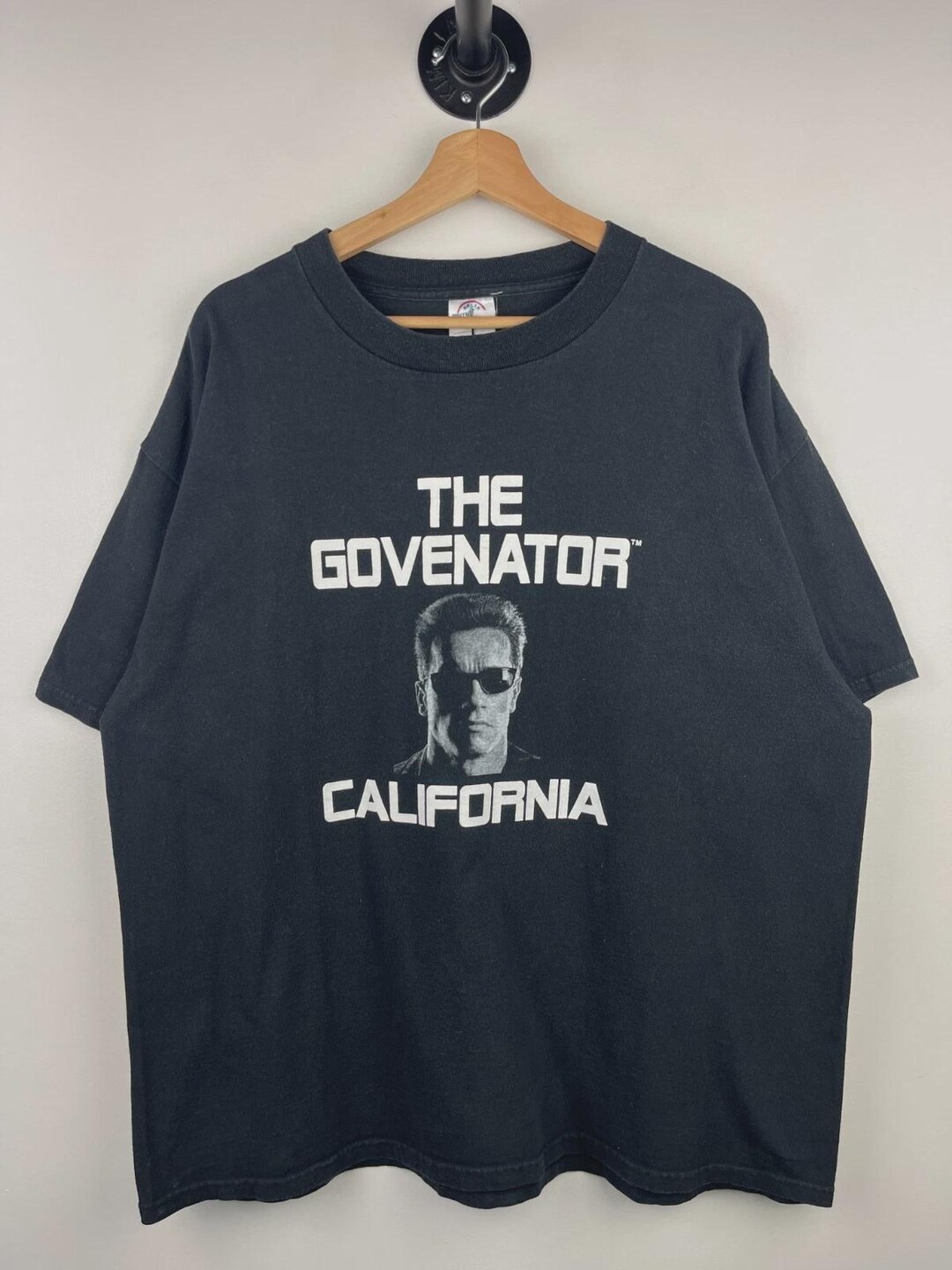 Vintage Arnold Schwarzenegger the Governator Black Tee Size XL - Etsy