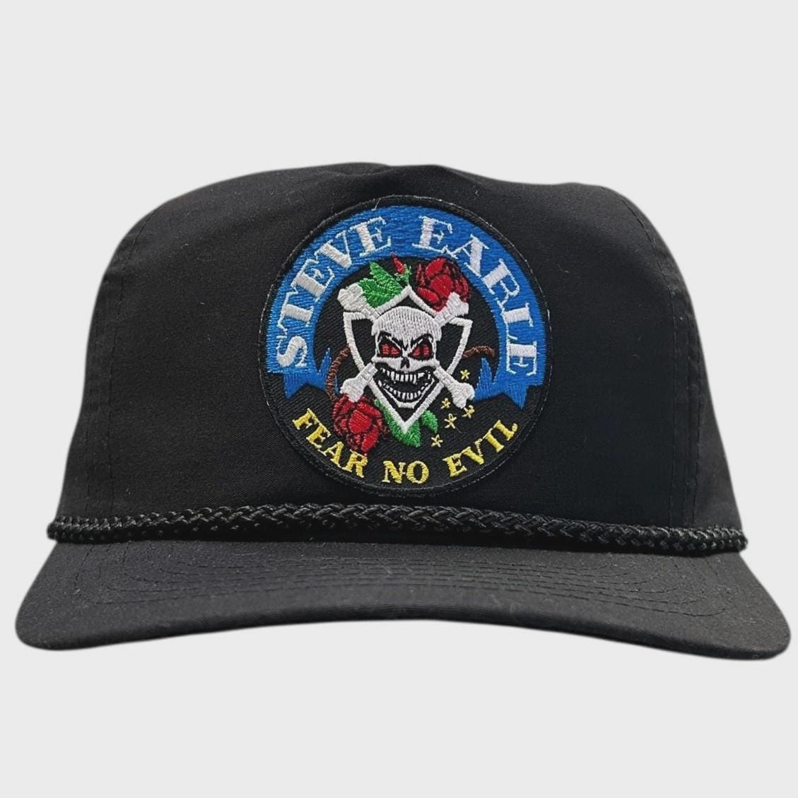 Vintage 90s Steve Earle Fear No Evil Skull Black Snapback Hat - Etsy
