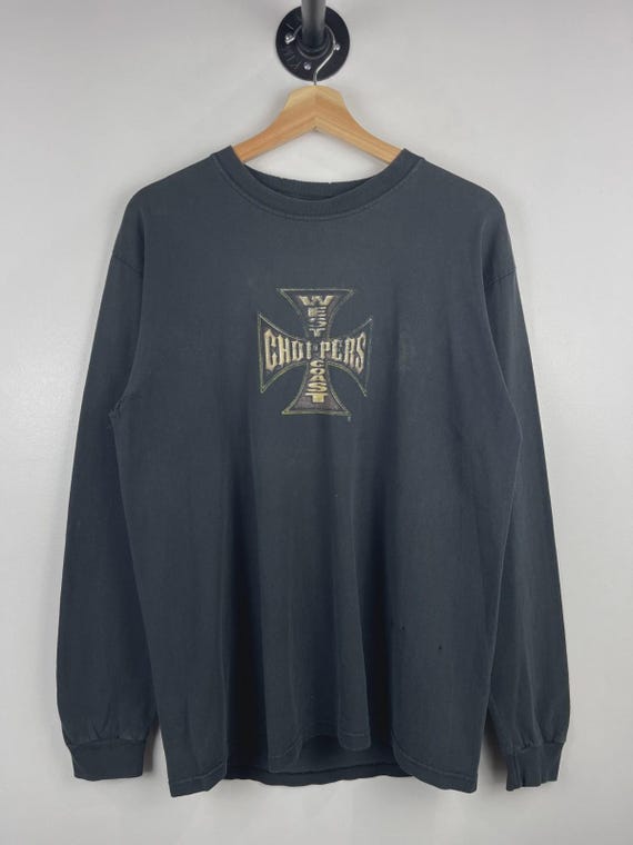 Vintage West Coast Choppers Long Beach Motorcycle Black Long