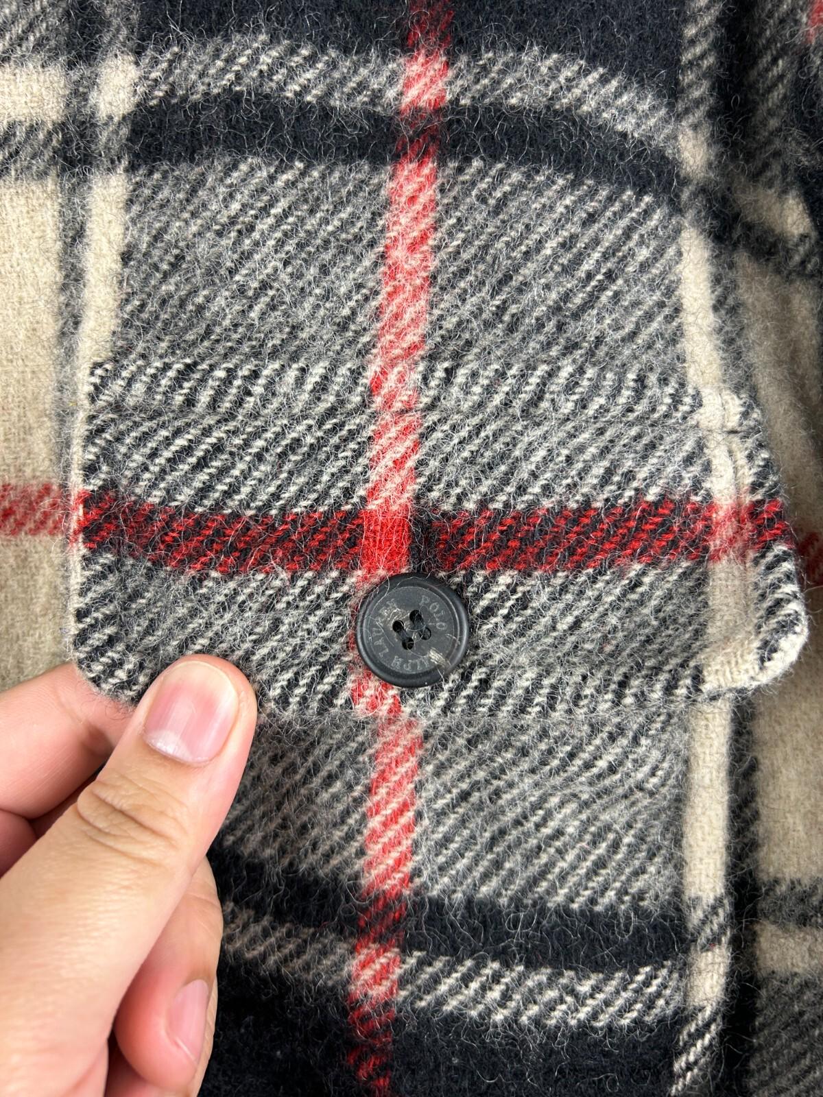 Vintage 90s Polo Ralph Lauren Sport Plaid Wool Field Jacket