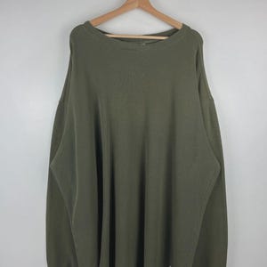 Vintage Carhartt Patch Green Thermal Long Sleeve Size 2XL