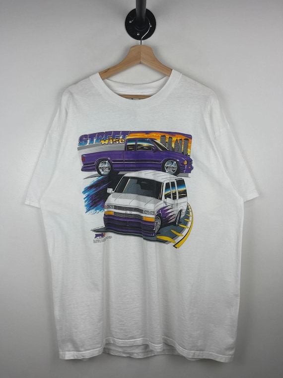 Vintage Chevrolet Street Wise S10 & Suburban White Tee Size XL
