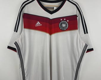 Maillot De Foot Allemagne 2014 (équipe Nationale), Homme Taille XS, Blanc, Occasion