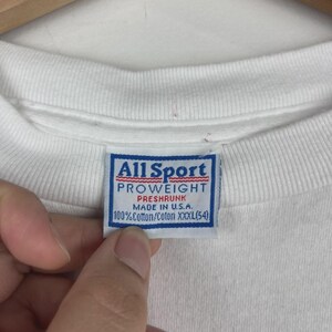 Vintage 90s NHRA Plasti Dip Racing White Tee Size 3XL image 6
