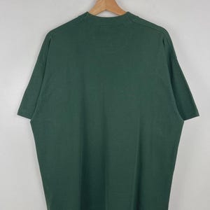Vintage 90s Disney Minnie Mouse Embroidered Green Tee Size L image 2