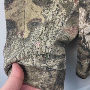Vintage Mossy Oak Real Tree Camo Pocket Long Sleeve Size L image 4