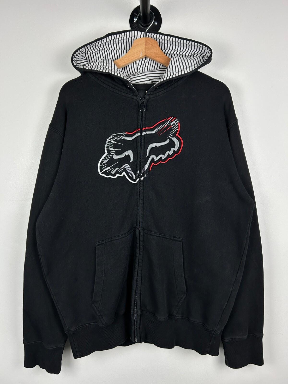 ジャケット・アウター FOXRACING Logo Embroidery Jersey Blouson ジャケット・アウター FOXRACING Logo Embroidery Jersey
