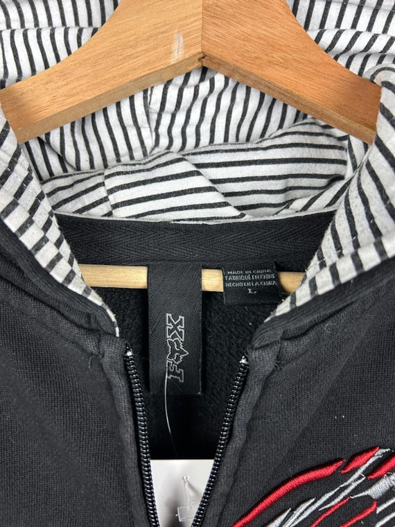 FOXEY NEW YORK ジップアップジャケット　y2k グランジ Y2K Fox Racing Full Zip Hoodie Sweatshirt Mens 2XL Cyber