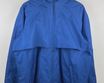 Cortavientos Eddie Bauer Gore-Tex azul vintage de los años 90, talla XL