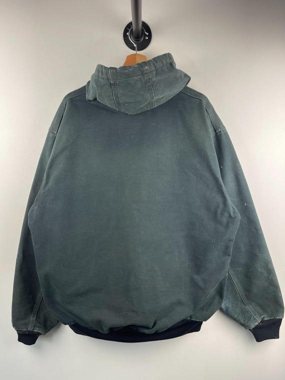 vintage 90s カーハート j131 BLK アクティブジャケット Vintage Carhartt Active Black Hooded Jacket J131 BLK Size XL