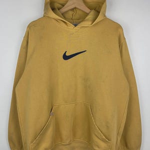 pale yellow nike hoodie