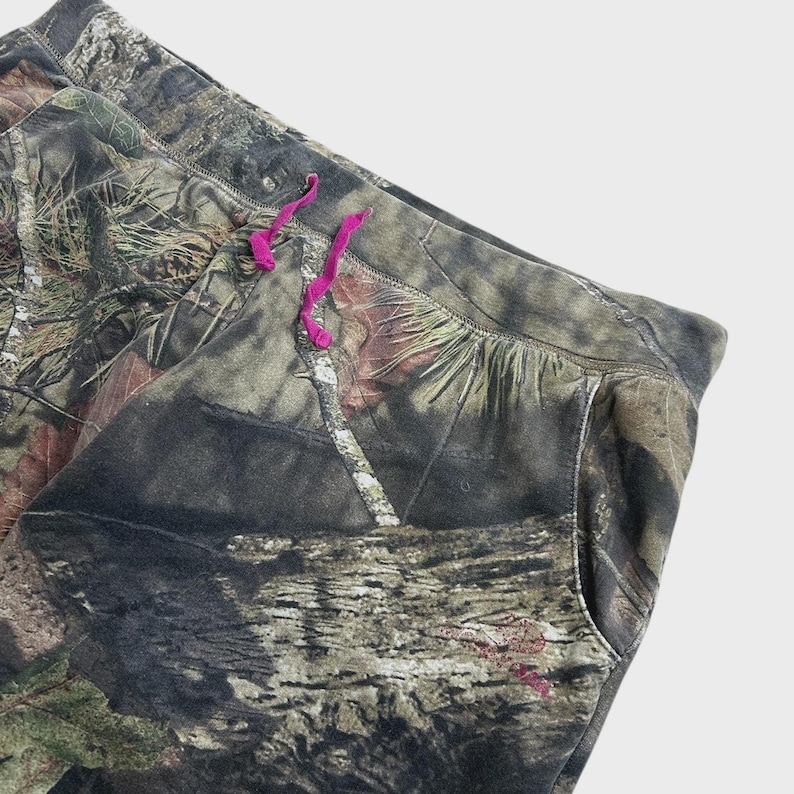 Vintage Mossy Oak Real Tree Camo Baggy Sweatpants Size L image 3