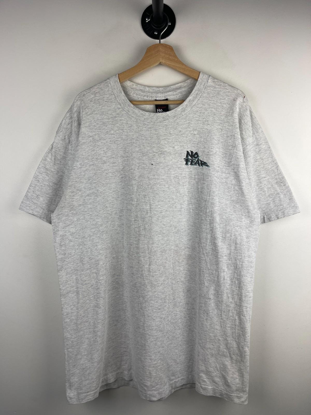 Vintage 90s No Fear Balls Grey Tee Size XL - Etsy
