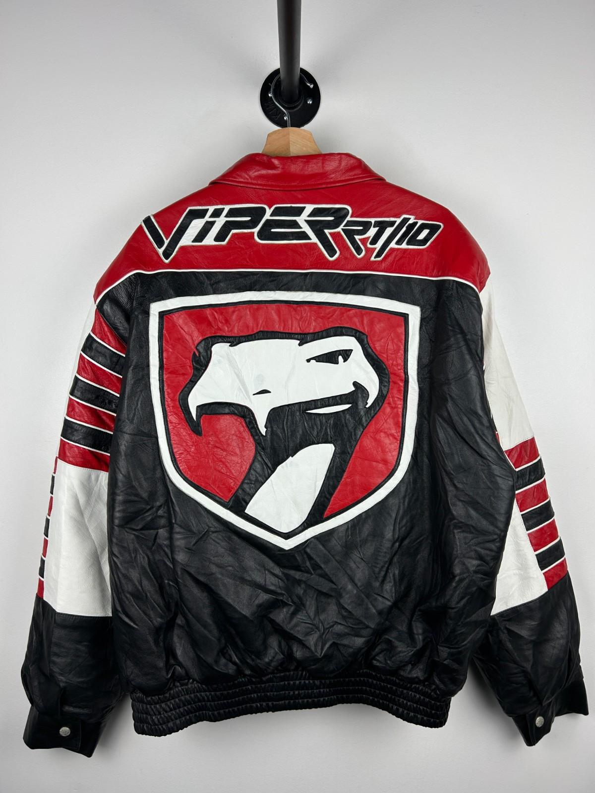 Vintage 90s Jeff Hamilton Dodge Viper Leather & Satin Reversible