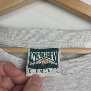 Vintage 90s Northern Elements Golf Tip Grey Tee Size XL image 8