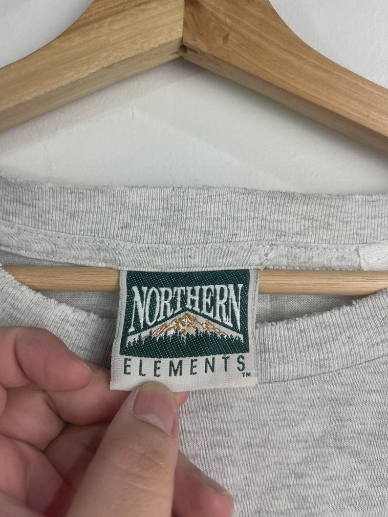 Vintage 90s Northern Elements Golf Tip Grey Tee Size XL image 8