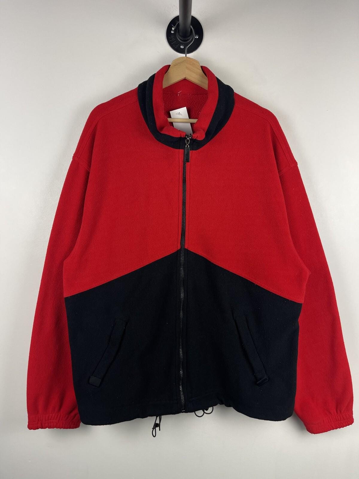 Vintage 90s Marlboro Red & Black Zip up Fleece Size XL - Etsy