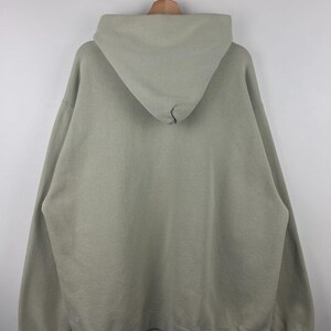 Vintage 90s Nike Middle Swoosh Pistachio Hoodie Size XXL image 2