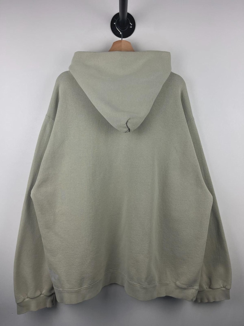 Vintage 90s Nike Middle Swoosh Pistachio Hoodie Size XXL image 2