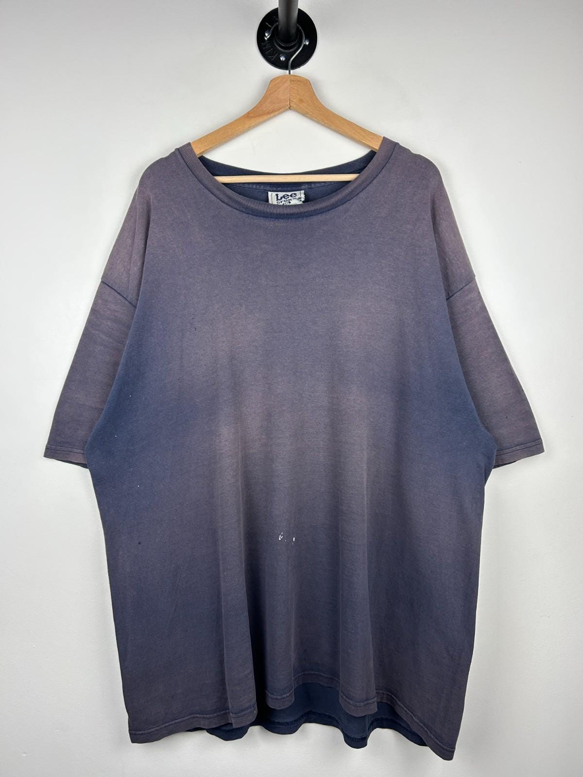 Vintage 90s Lee Sport Faded Navy Blank Tee Size 2XL - Etsy