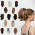 Claw Ponytail Extension, Voluminous Short Hair Piece with Claw Clip, Easy Glam Hairstyle product logo
