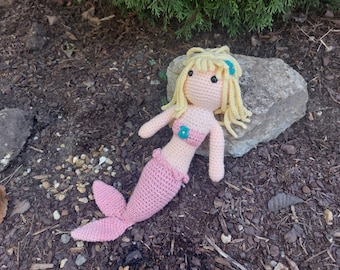 Sweet Crochet Mermaid doll
