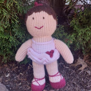Knitted Ballerina doll