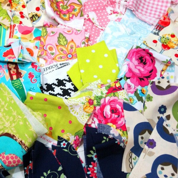 Fabric Scraps, Fabric, Scrap Bag