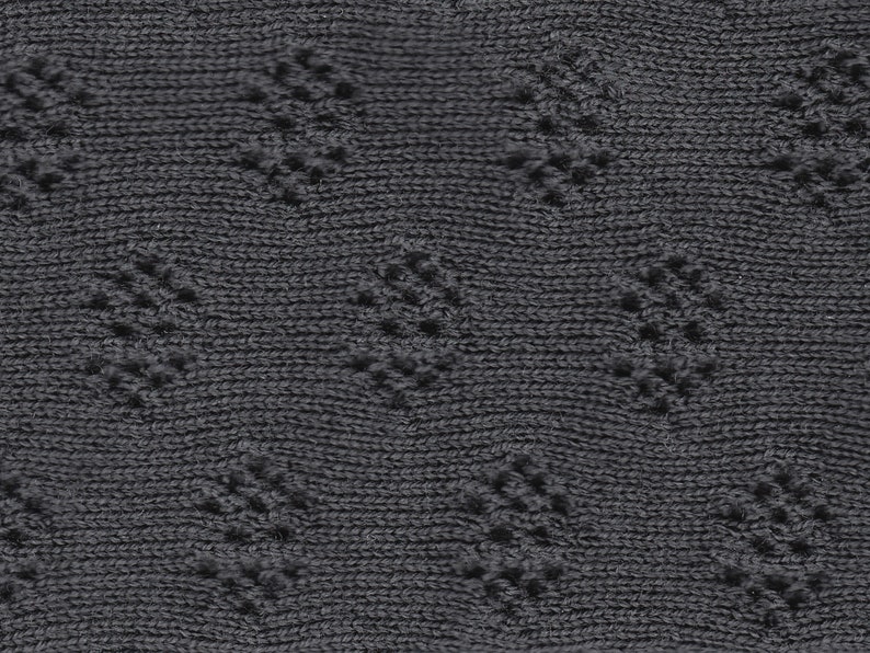 Dark grey merino wool holey knit textured fingerless gloves gray winter mittens charcoal image 3