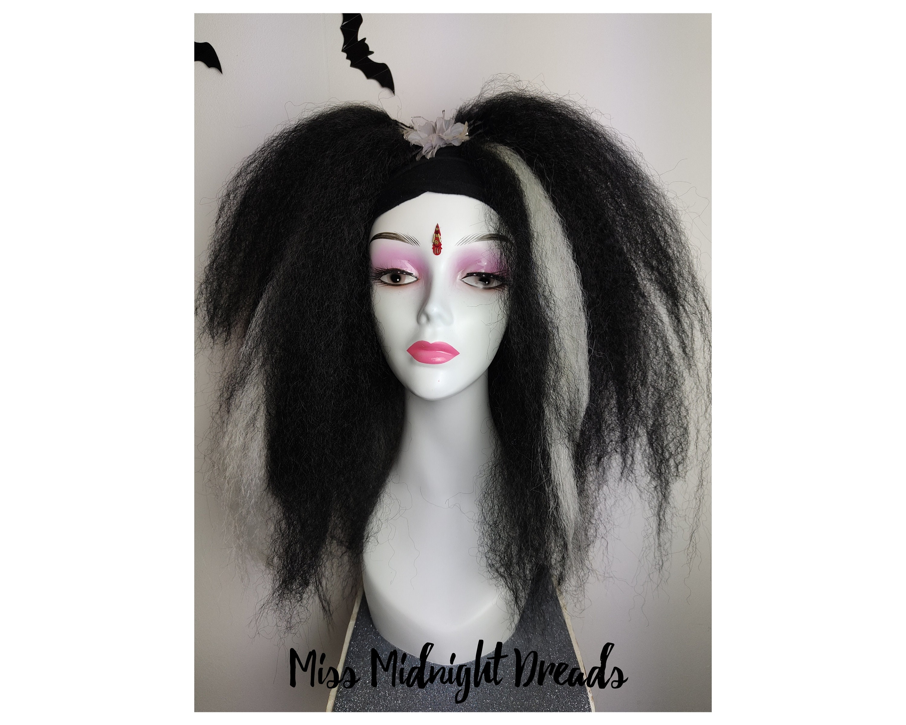Black and blonde hair falls - listing is for a pair BB23