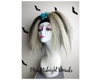 Blonde and black hair falls - listing is for a pair BB25