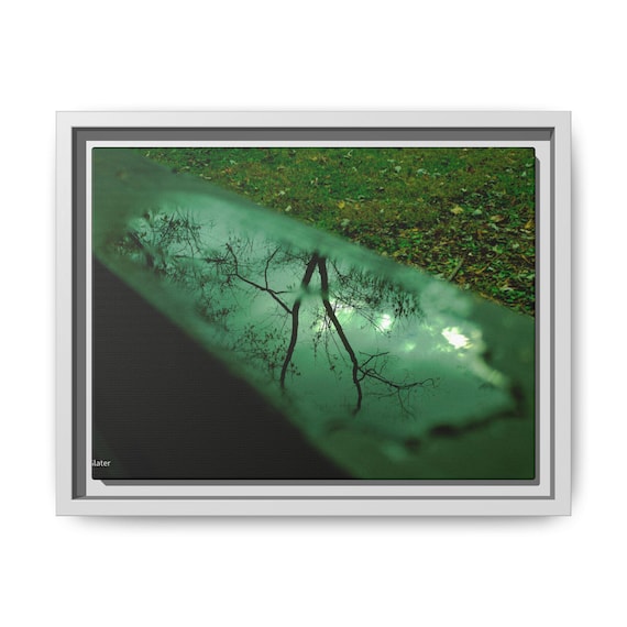 Multi-Color Framed Matte Canvas Art - Nature Reflection Wall Decor, Home Office Artwork, Gift for Nature Lovers, Cozy Living Room [...]