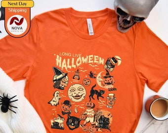Vintage Halloween Shirt, Retro Spooky Season Tee