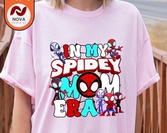 In my Spidey Mom Era Shirt, Disney Spider Mama Tee, Spider Mommy Shirt, Funny Mother's Day Shirt, Spider Women T-Shirt
