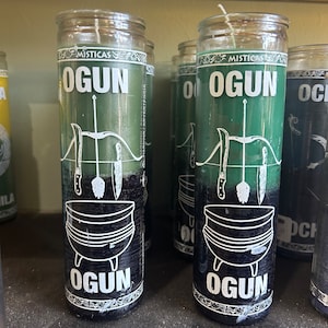 Ogun Orisha 7 day Candle