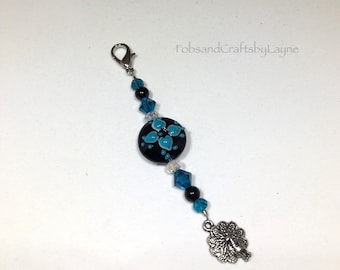 Beaded Scissor Fob for Cross Stitch, Embroidery, Needlepoint, Sewing, Quilting, Knitting, Scissor Keeper, Scissor Minder, Scissor Bling
