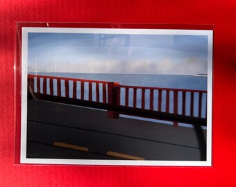 Wydrukuj dojazd do pracy na moście Golden Gate