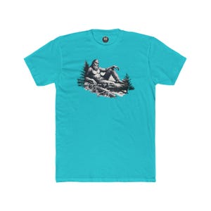 Funny Bigfoot T-Shirt: "My Eyes Are Up Here" Unisex Tee image 3