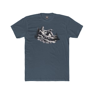 Funny Bigfoot T-Shirt: "My Eyes Are Up Here" Unisex Tee image 9