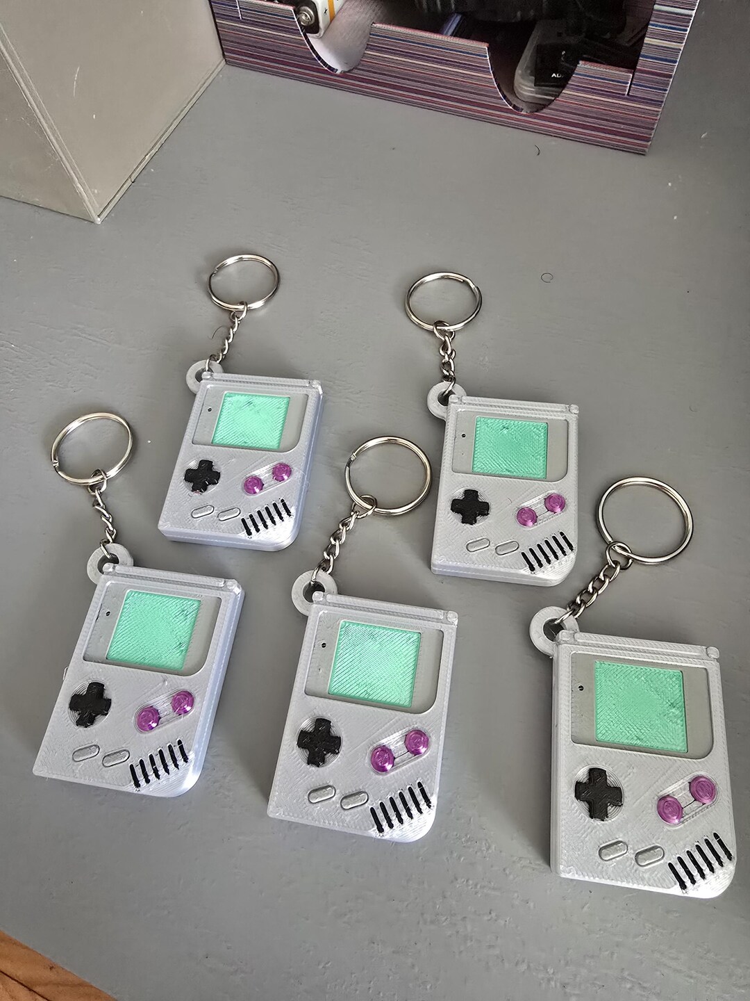 Gameboy Keychain: Gamer Gift - Etsy