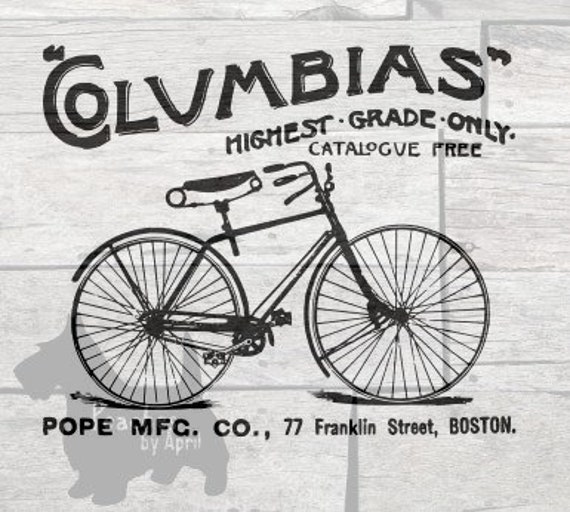 Download Old Antique Columbia Bicycle Svg For Rustic Farmhouse Decor Etsy PSD Mockup Templates