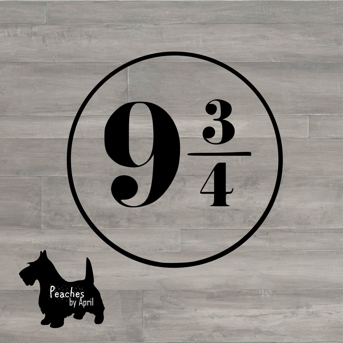 Platform 9 3/4 SVG File for Cricut and Silhouette | Etsy