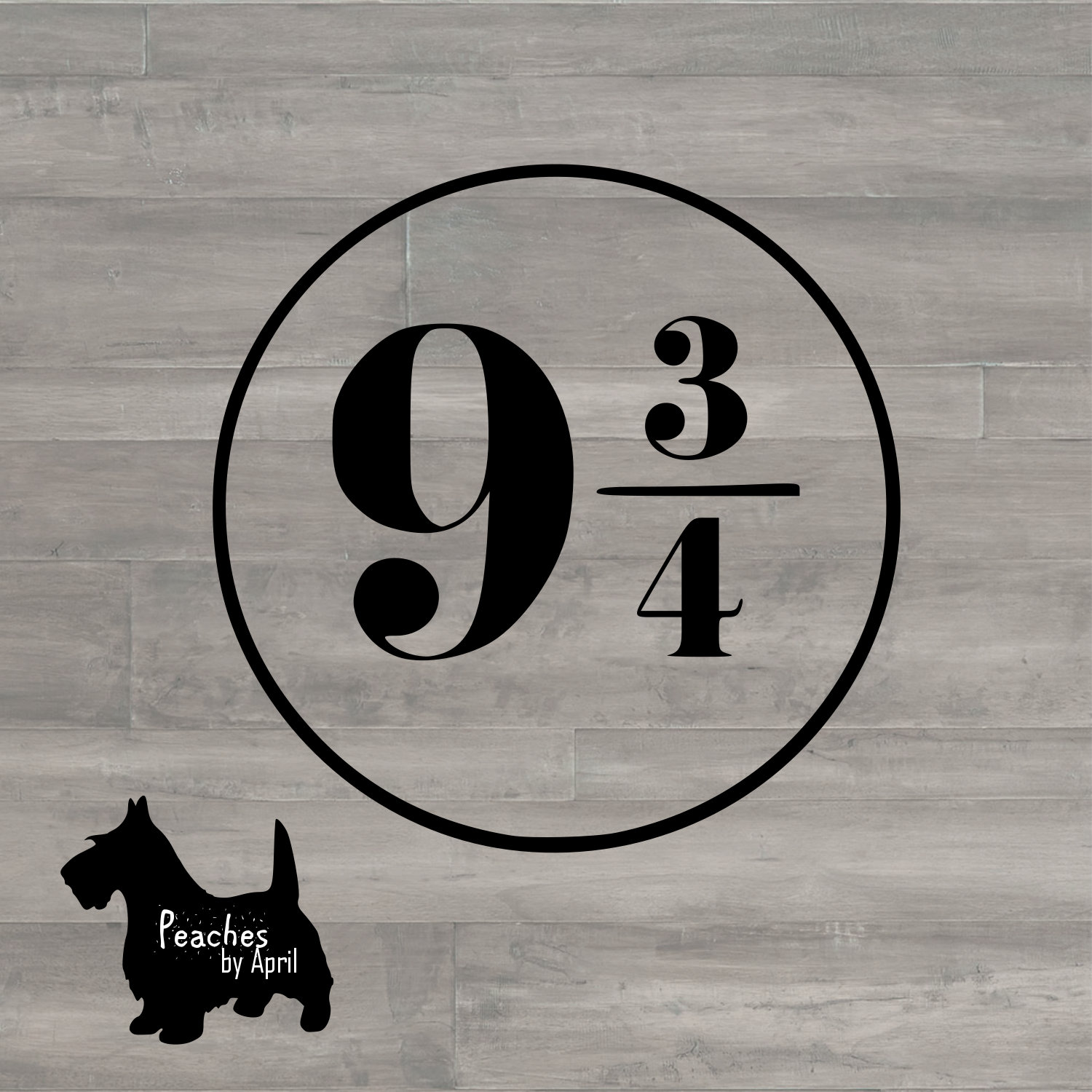 Platform 9 3/4 SVG File for Cricut and Silhouette | Etsy