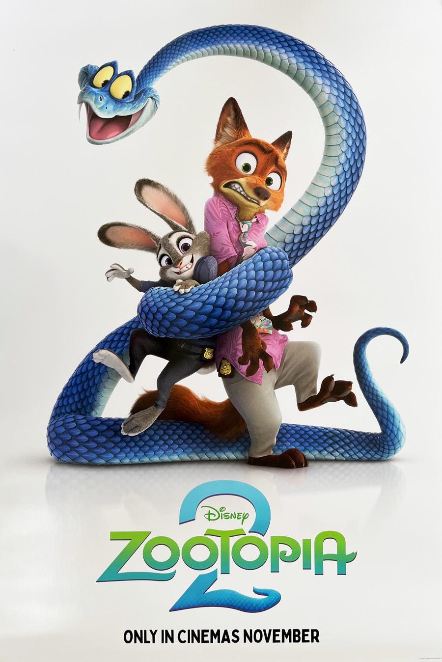 ZOOTOPIA 2 MOVIE POSTER 2 Sided Original Intl Advance 27x40 Jason