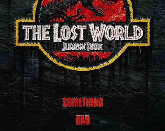 Jurassic Park 2 Lost World MOVIE POSTER 2 Sided ORIGINAL Advance