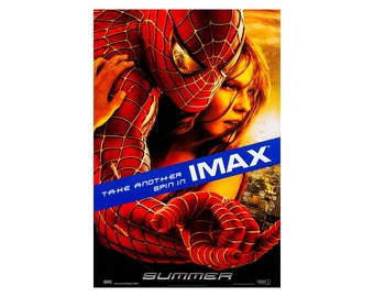 SPIDER-MAN 2 Movie Poster 2 Sided Original IMAX 27x40 Tobey
