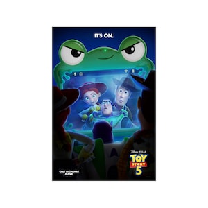 TOY STORY 1 and 2 3D Double Feature Movie Poster 2 Sided ORIGINAL